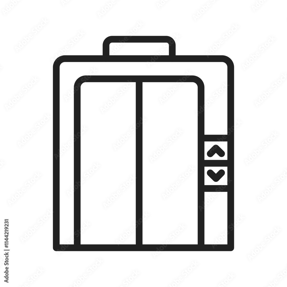 Using Elevator icon vector image. Suitable for mobile apps, web apps and print media. Using Elevator icon vector image. Suitable for mobile apps, web apps and print media.