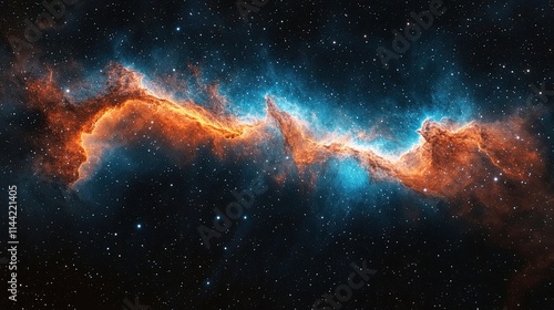 Stunning Nebula Space Vibrant Colors Cosmic Dust Capturing Beauty Universe Astrophotography Astronomy Science Inspirational Design Concepts