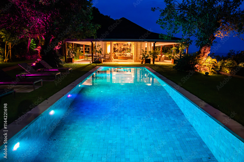 View of Laem Sor villa in South Samui, Thailand View of Laem Sor villa in South Samui, Thailand