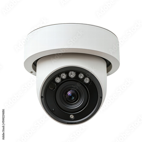 CCTV Camera Isolated on Transparent Background photo