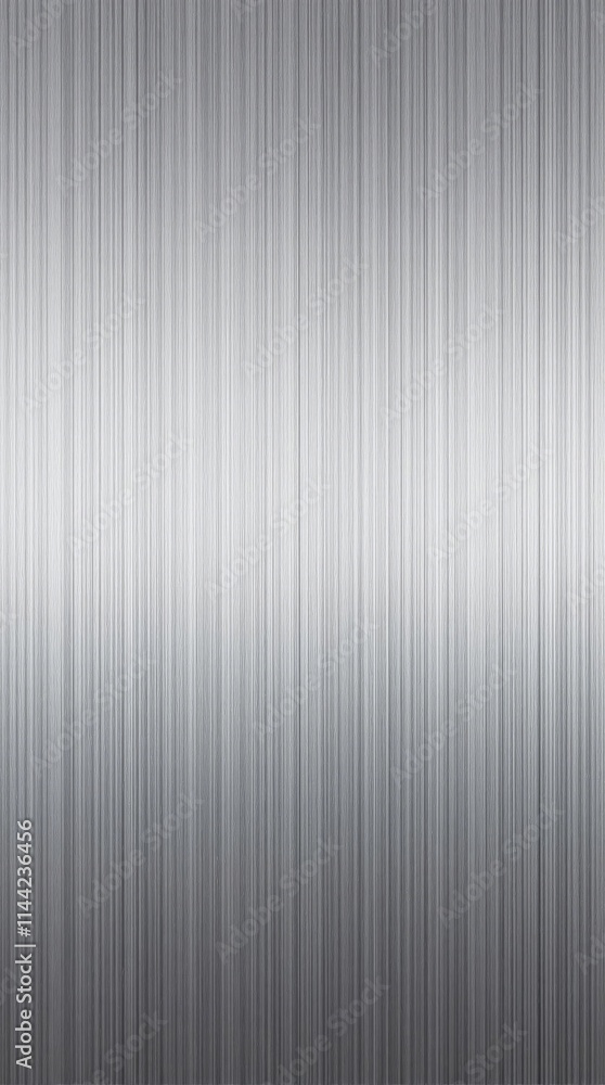 Obraz premium Close-Up of Brushed Metal Surface with Gradients and Reflections