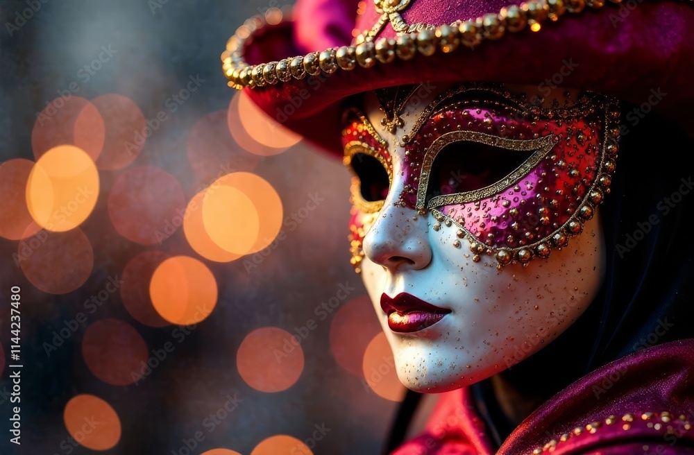 person in carnival mask person in carnival mask