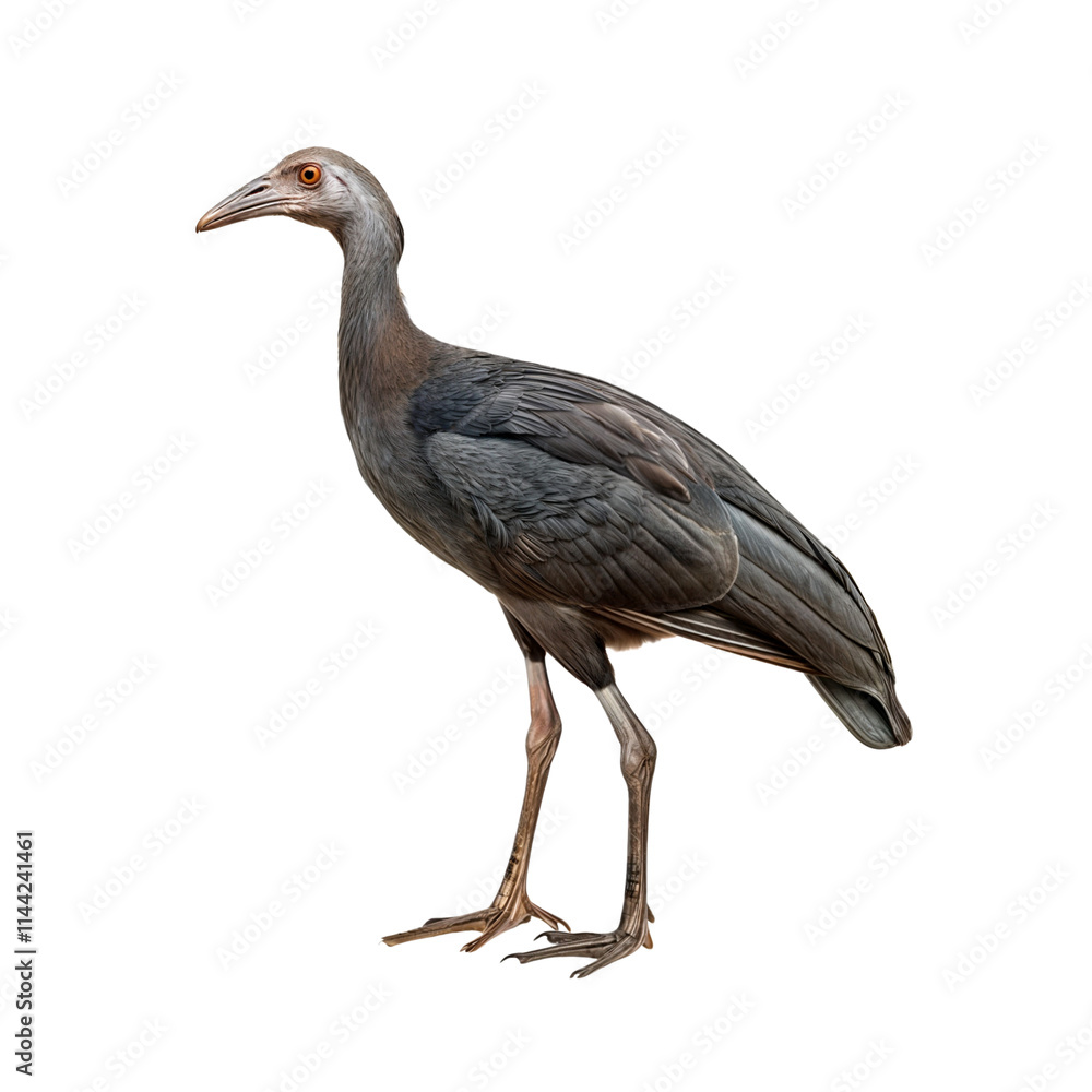 Fototapeta premium Striking Grey-Headed Swamphen Profile 
