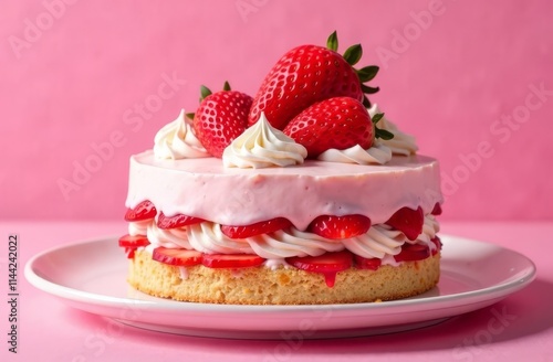 cake with strawberry