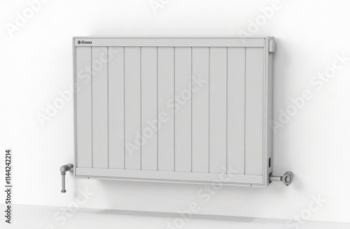 Wallpaper Mural radiator on white wall Torontodigital.ca