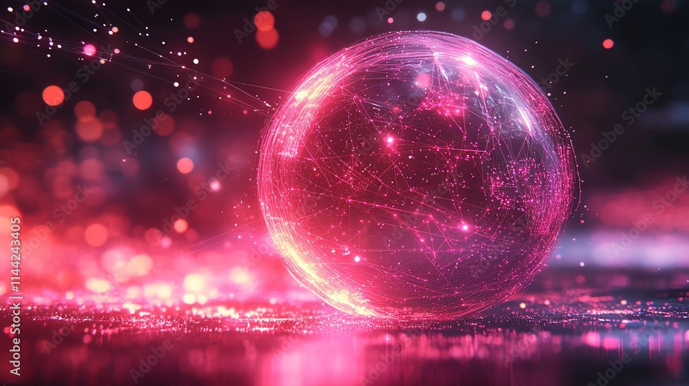 A futuristic digital concept of a globe made from glowing interconnected lines, symbolizing global connectivity and innovation. A futuristic digital concept of a globe made from glowing interconnected lines, symbolizing global connectivity and innovation.