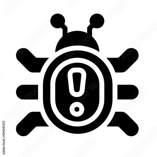 malware glyph icon