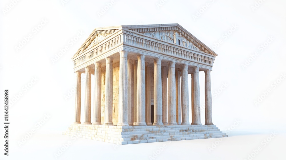 Obraz premium Virtual Museum Architecture in High Resolution