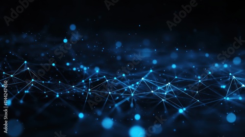 Abstract Network Connection: Digital Data Flow Visualization
