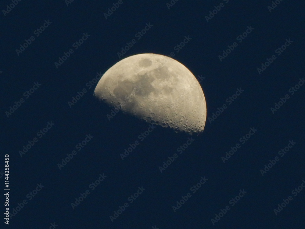 The Moon in Its First Quarter Phase The Moon in Its First Quarter Phase
