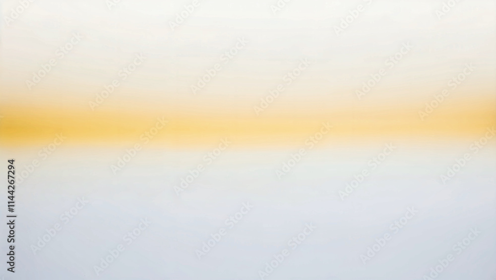 Fototapeta premium 柔らかな黄色のグラデーションが白い背景に調和する優雅なイラスト.生成AI