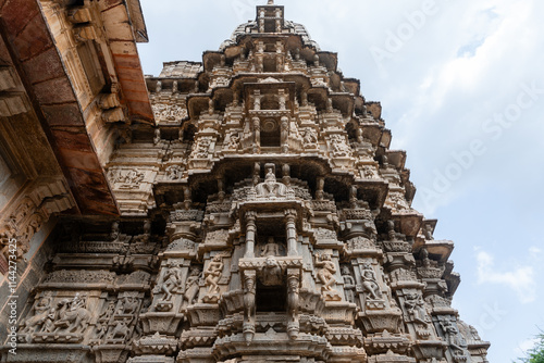 Shri Jagat Shiromani Temple in Amber Jaipur, Rajasthan, Indien, Asien photo