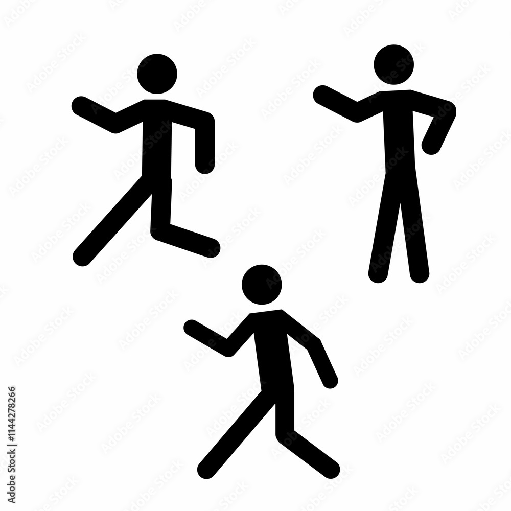 a set of human figures in different poses, a sketch, a flat illustration on a white background, a group of people a set of human figures in different poses, a sketch, a flat illustration on a white background, a group of people