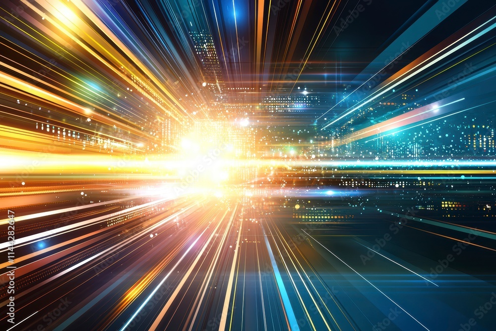 Accelerating light trails urban cityscape digital art nighttime dynamic perspective futuristic concepts for seo Accelerating light trails urban cityscape digital art nighttime dynamic perspective futuristic concepts for seo
