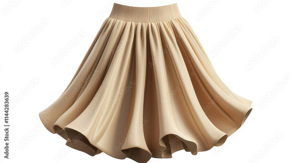 Stylish High Waisted Beige Skirt with Pleats Perfect for Formal Occasions and Everyday Wear. Stylish High Waisted Beige Skirt with Pleats Perfect for Formal Occasions and Everyday Wear.