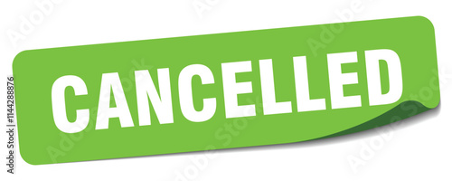 CANCELLED sticker