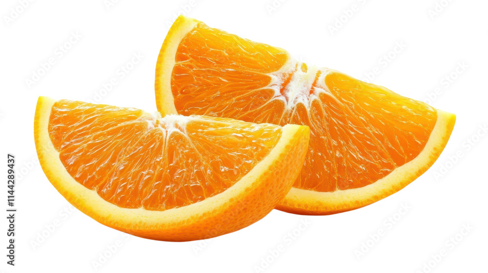 Juicy Orange Slice with Pulp Perfect for Refreshing Summer Recipes or Healthy Snack Ideas. Juicy Orange Slice with Pulp Perfect for Refreshing Summer Recipes or Healthy Snack Ideas.