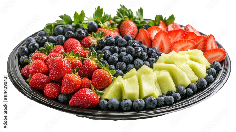 A Vibrant Juicy Strawberry and Blueberry Fruit Platter Perfect for Refreshing Summer Desserts or Healthy Breakfast Options. A Vibrant Juicy Strawberry and Blueberry Fruit Platter Perfect for Refreshing Summer Desserts or Healthy Breakfast Options.