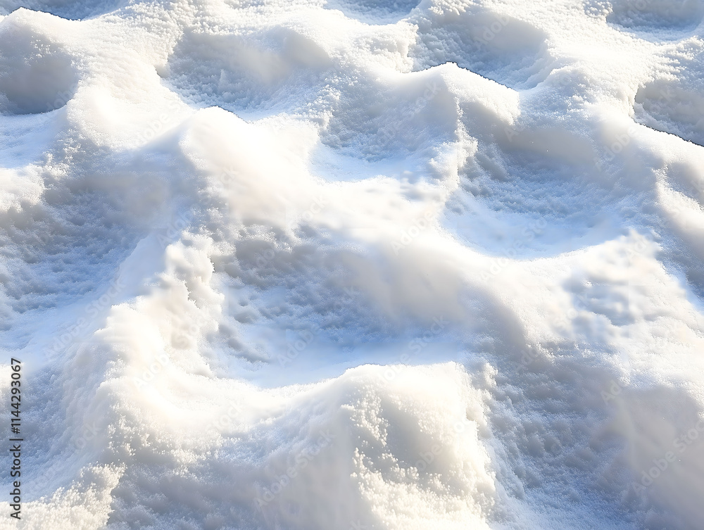 Obraz premium Clean Snow Texture - Crisp White Background with Subtle Details
