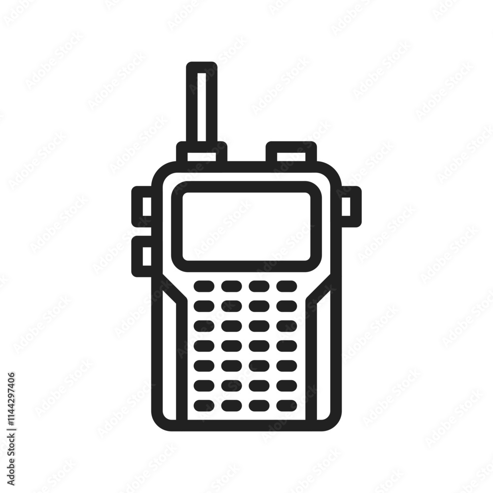 Walkie Talkie icon vector image. Suitable for mobile apps, web apps and print media. Walkie Talkie icon vector image. Suitable for mobile apps, web apps and print media.