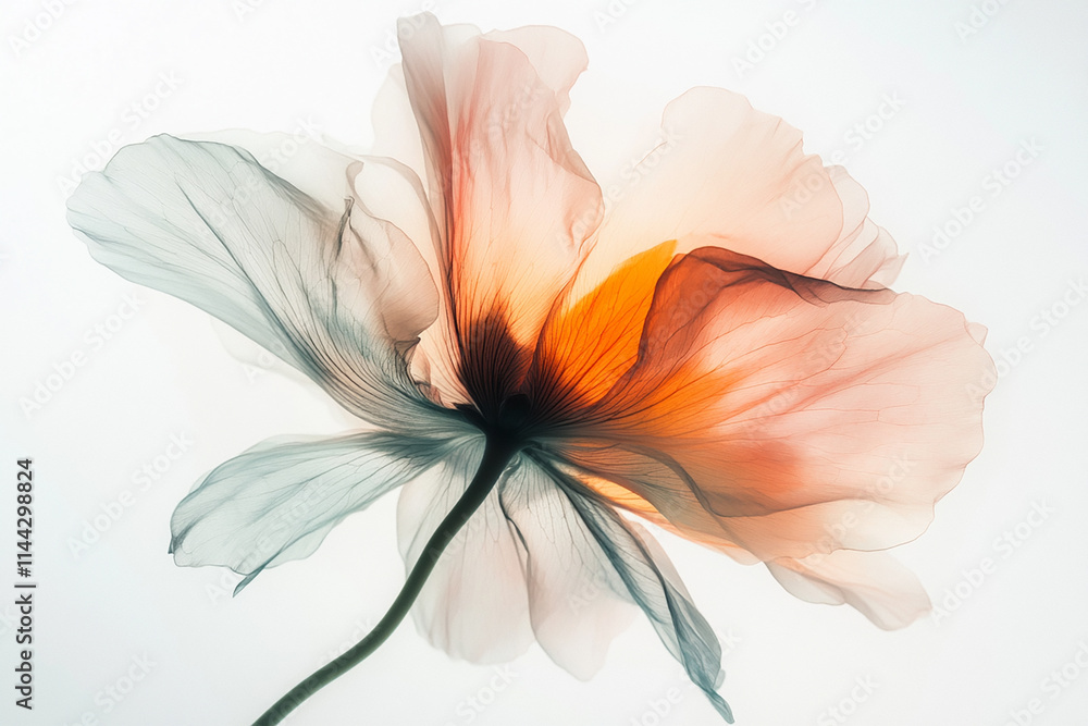 Fototapeta premium Abstract floral pattern, beautiful flower wallpaper