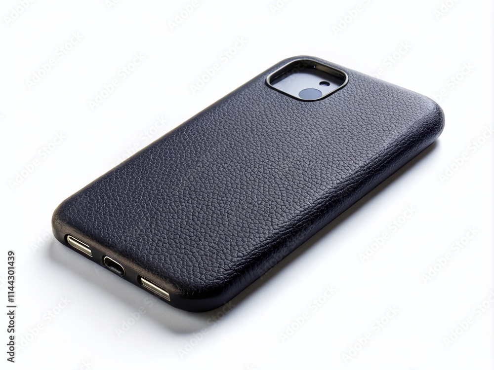 Black Phone Case, Isolated White Background, Product Photography, Smartphone Case, Mobile Phone Accessory, Candid Shot, Realistic Image Black Phone Case, Isolated White Background, Product Photography, Smartphone Case, Mobile Phone Accessory, Candid Shot, Realistic Image