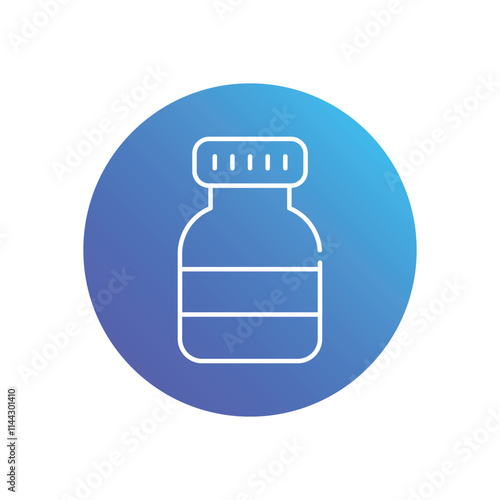 Vaccine Bottle vector icon