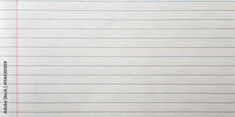 Blank Lined Notebook Paper Background - Minimalist Photography, High Resolution Texture Image Blank Lined Notebook Paper Background - Minimalist Photography, High Resolution Texture Image