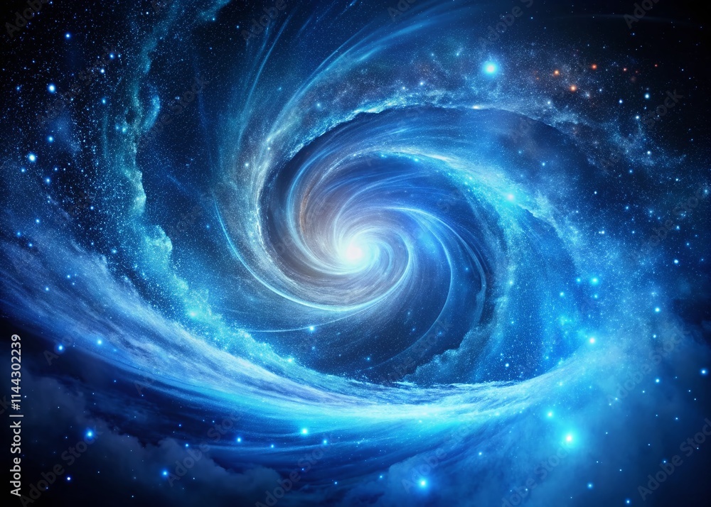 Blue Abstract Background, Long Exposure Photography, Swirling Nebula, Cosmic Dust, Night Sky, Galaxy, Blue Light Trails, Digital Art, Surreal, Fantasy, Mystical Blue Abstract Background, Long Exposure Photography, Swirling Nebula, Cosmic Dust, Night Sky, Galaxy, Blue Light Trails, Digital Art, Surreal, Fantasy, Mystical