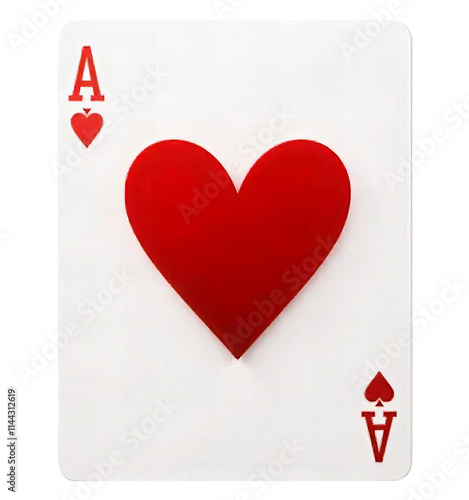 Ace of Hearts Card photo