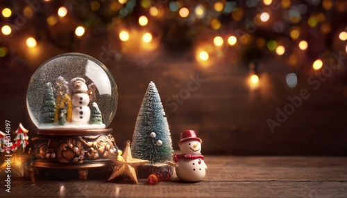 Festive Figurines Background