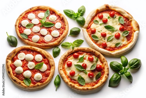 Delicious Margherita Pizza Photography: High-Resolution Food Images for Menus & Websites