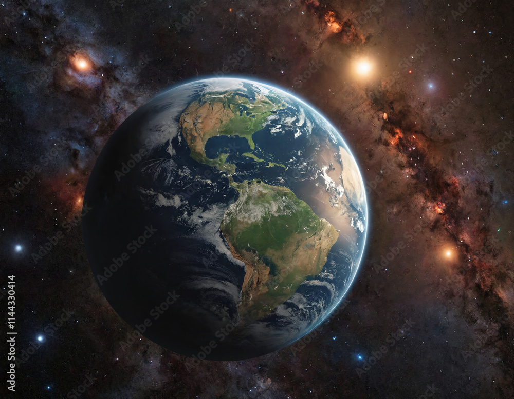 Fototapeta premium earth in space