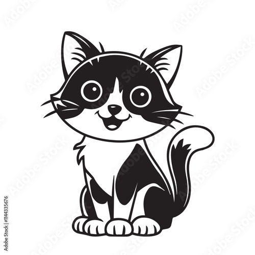 cat silhouette vector