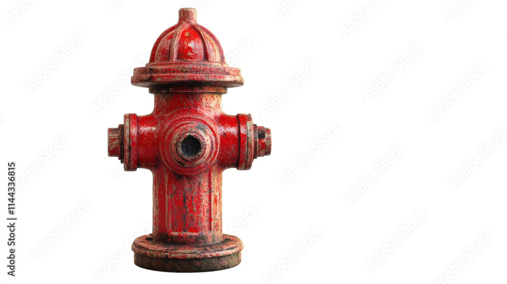 A Miniature Red Fire Hydrant with a Shiny Finish Perfect for Decorative Purposes and Models in Urban Environments. A Miniature Red Fire Hydrant with a Shiny Finish Perfect for Decorative Purposes and Models in Urban Environments.
