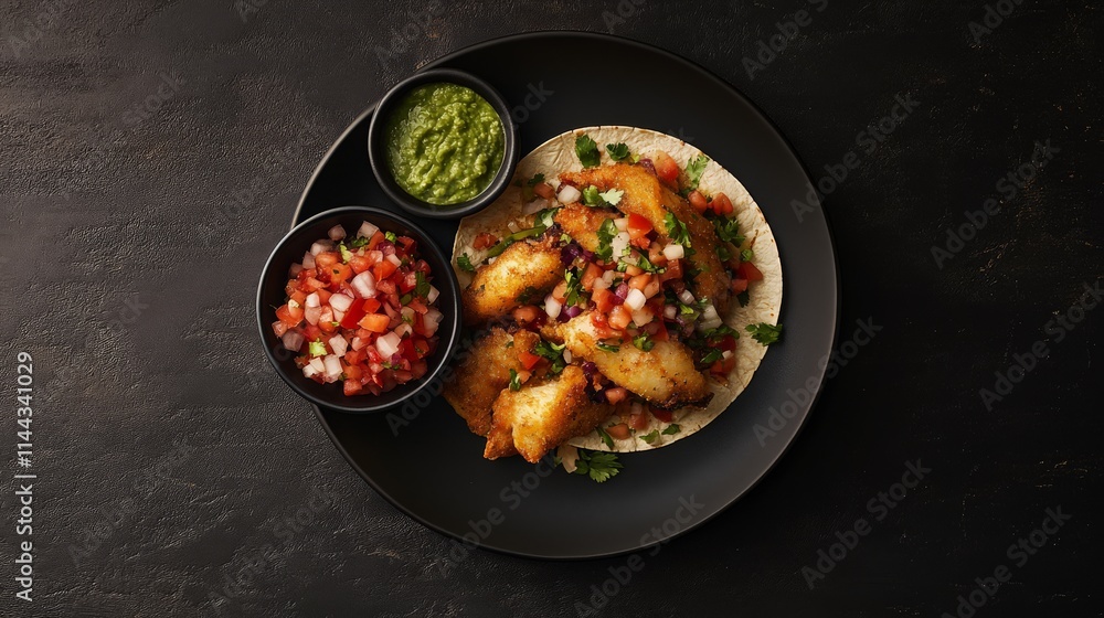 Fresh Fish Tacos with Pico de Gallo Fresh Fish Tacos with Pico de Gallo