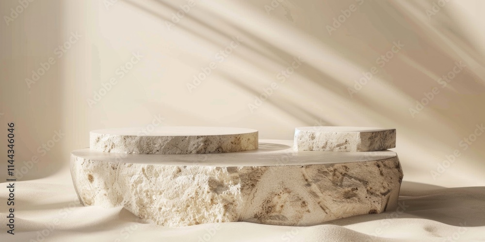 A stone bench set, designed for use indoors or outdoors. The structure is simple yet elegant with clean lines and natural texture. A stone bench set, designed for use indoors or outdoors. The structure is simple yet elegant with clean lines and natural texture.