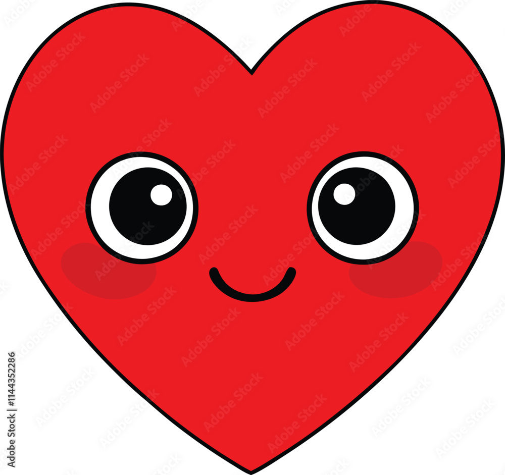 Red heart icons set vector illustration. Print Red heart icons set vector illustration. Print