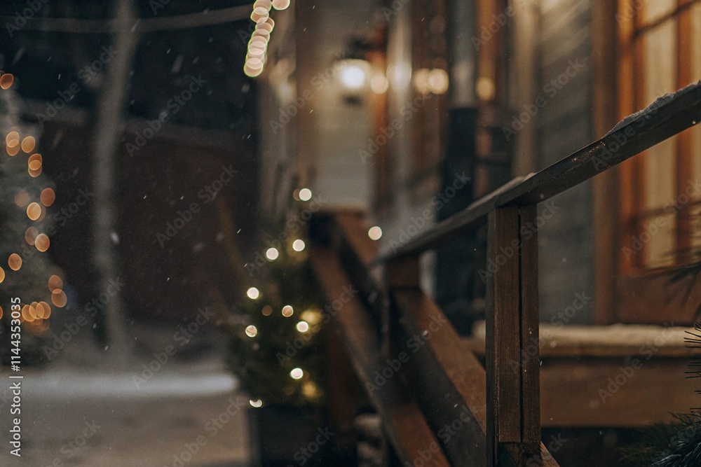 Cozy Christmas Ambience with Soft Golden Lights Cozy Christmas Ambience with Soft Golden Lights