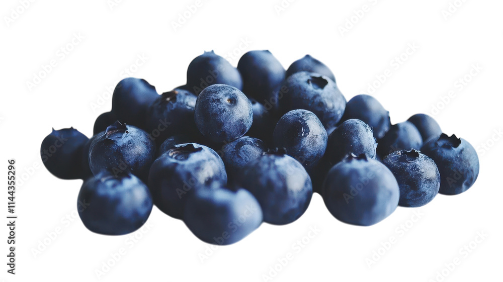A Neat Pile of Fresh Blueberries Ready for Your Healthy Recipes or Smoothies. A Neat Pile of Fresh Blueberries Ready for Your Healthy Recipes or Smoothies.