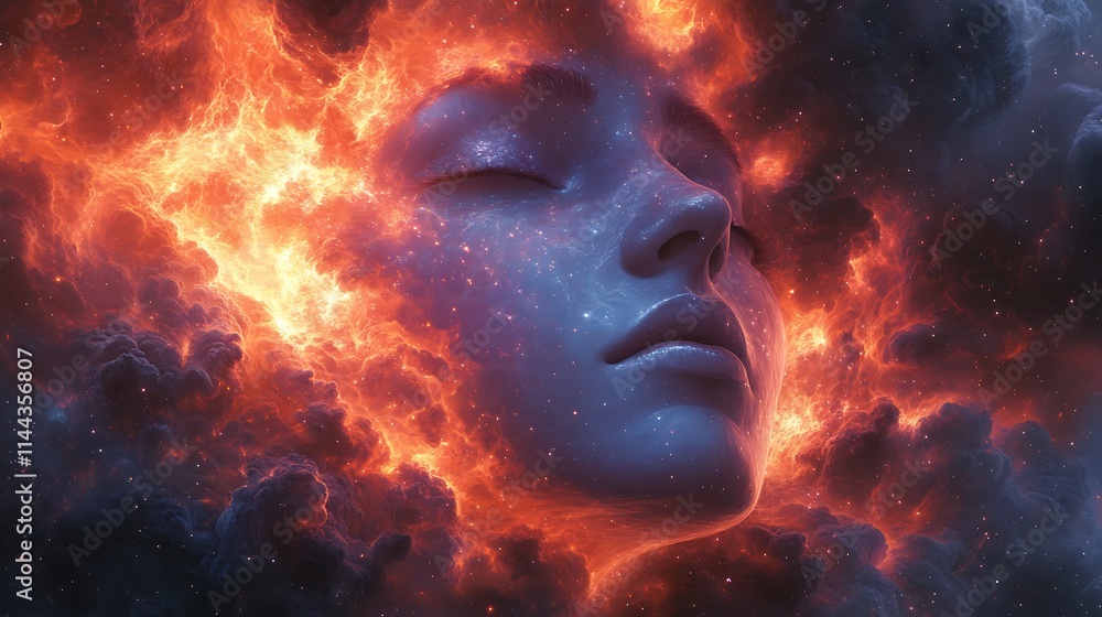 An enchanting vector graphic of a celestial deity adorned with shimmering cosmic jewelry, surrounded by swirling galaxies and nebulae, white background, embodying the cosmic forces that shape An enchanting vector graphic of a celestial deity adorned with shimmering cosmic jewelry, surrounded by swirling galaxies and nebulae, white background, embodying the cosmic forces that shape