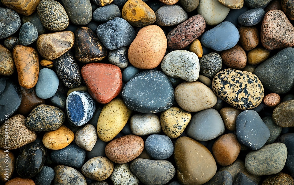 Colorful smooth stones background texture. Colorful smooth stones background texture.