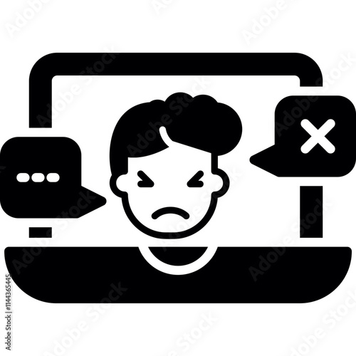 Cyberbullying icon