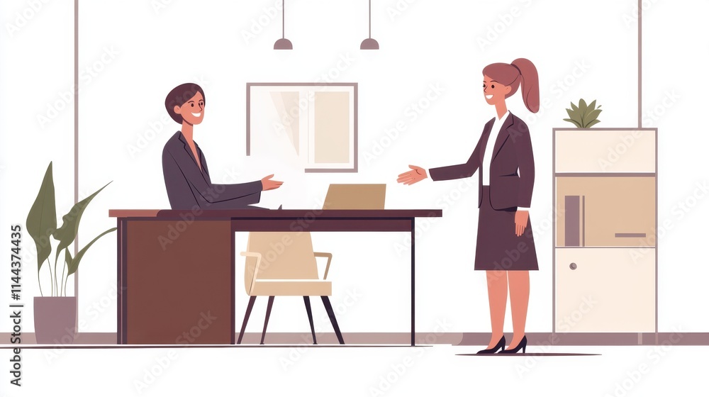 Smiling successful business team standing in office
Smiling successful business team standing in office