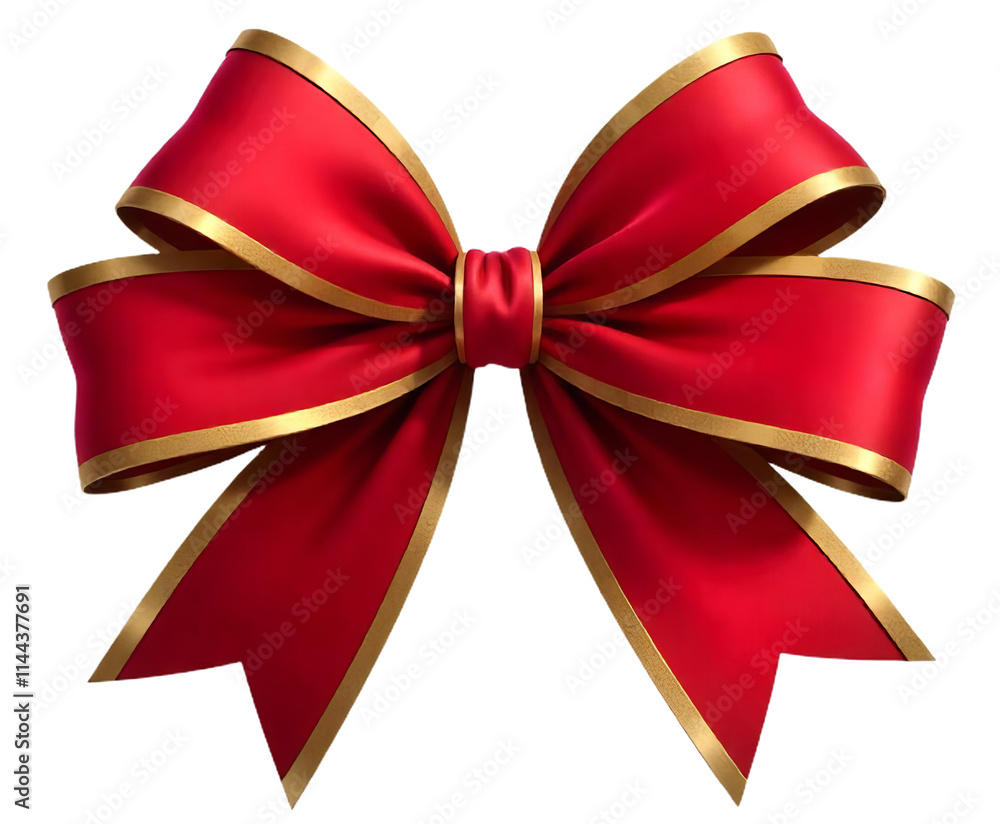 Red Satin Bow Red Satin Bow