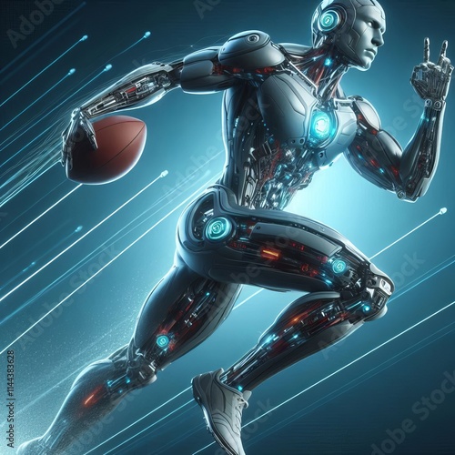 Cybernetically Enhanced Athlete An athlete who has undergone cyb photo