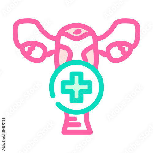 sexual health woman disease color icon vector. sexual health woman disease sign. isolated symbol illustration