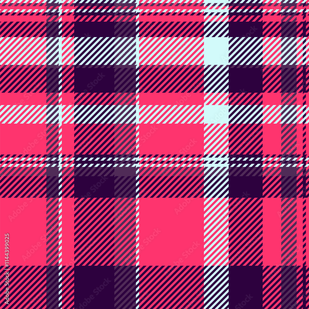 Flow seamless plaid tartan, drawing textile check background. Square vector pattern fabric texture in red and dark colors. Flow seamless plaid tartan, drawing textile check background. Square vector pattern fabric texture in red and dark colors.