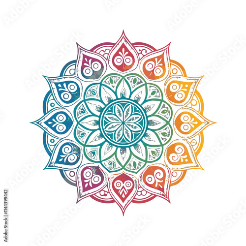 PrintVery easy amp simple mandala design