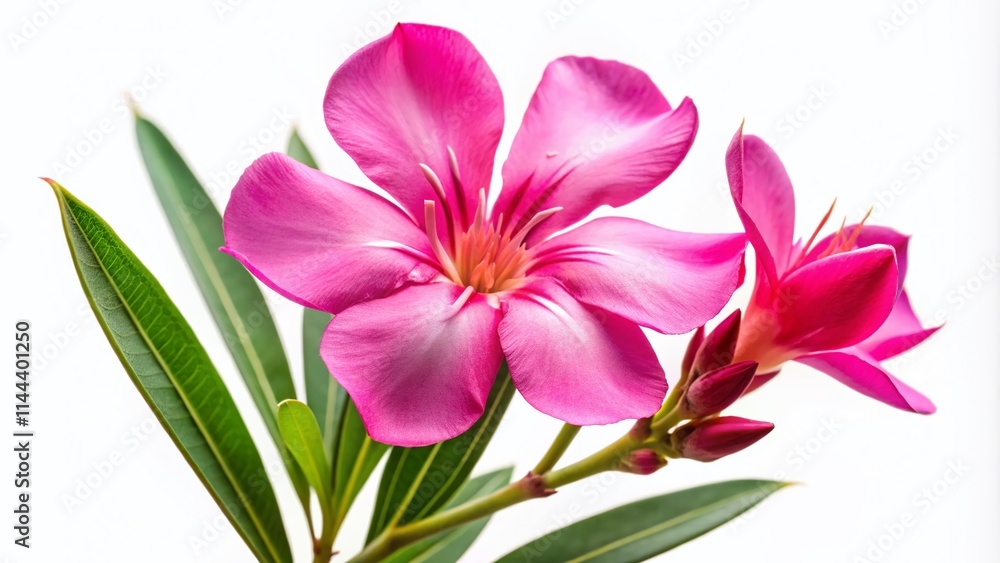 Oleander Flower Photography: Isolated Pink Oleander Blossom, Close-up Macro Shot, Botanical Image, High-Resolution Plant Image, Single Oleander Oleander Flower Photography: Isolated Pink Oleander Blossom, Close-up Macro Shot, Botanical Image, High-Resolution Plant Image, Single Oleander